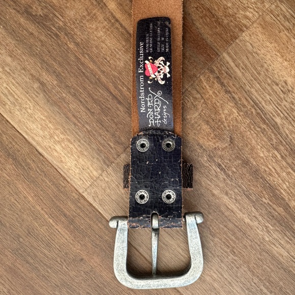 Ed Hardy Black Belt with Colorful Graphics Vintage - Picture 14 of 16